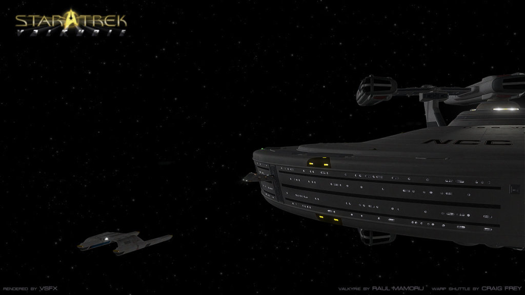 Warp Shuttle Docked