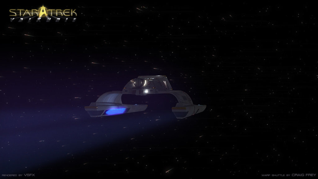 Warp Shuttle At Warp